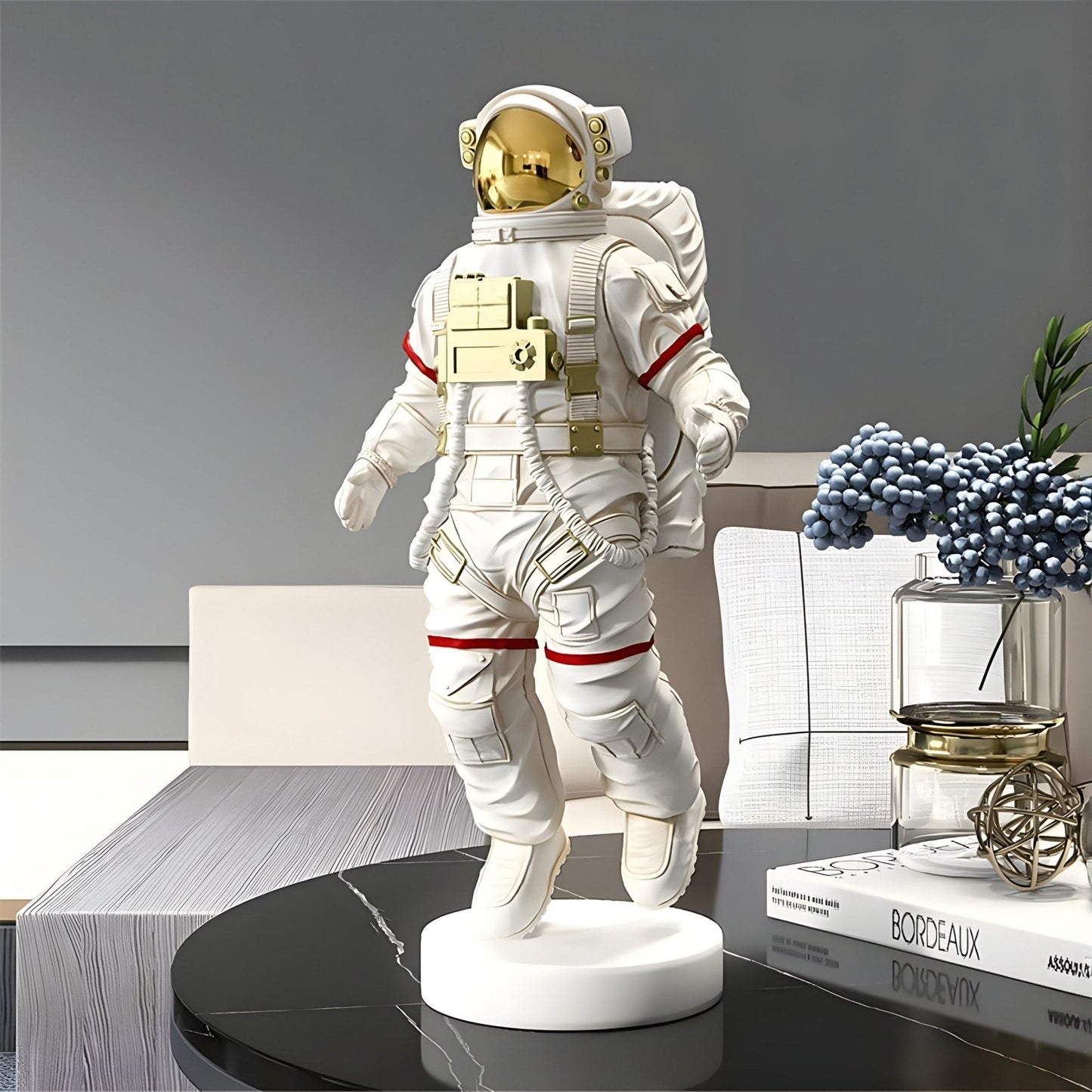 Kleine Wolke Weiße Raumfahrer Voyager Figur - 30cm