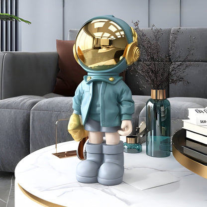 Kleine Galaktische Blaue Astronaut Beats Figur - 36cm