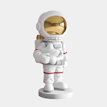 Kleine Nova Weiße Astronautensternfigur - 37 cm