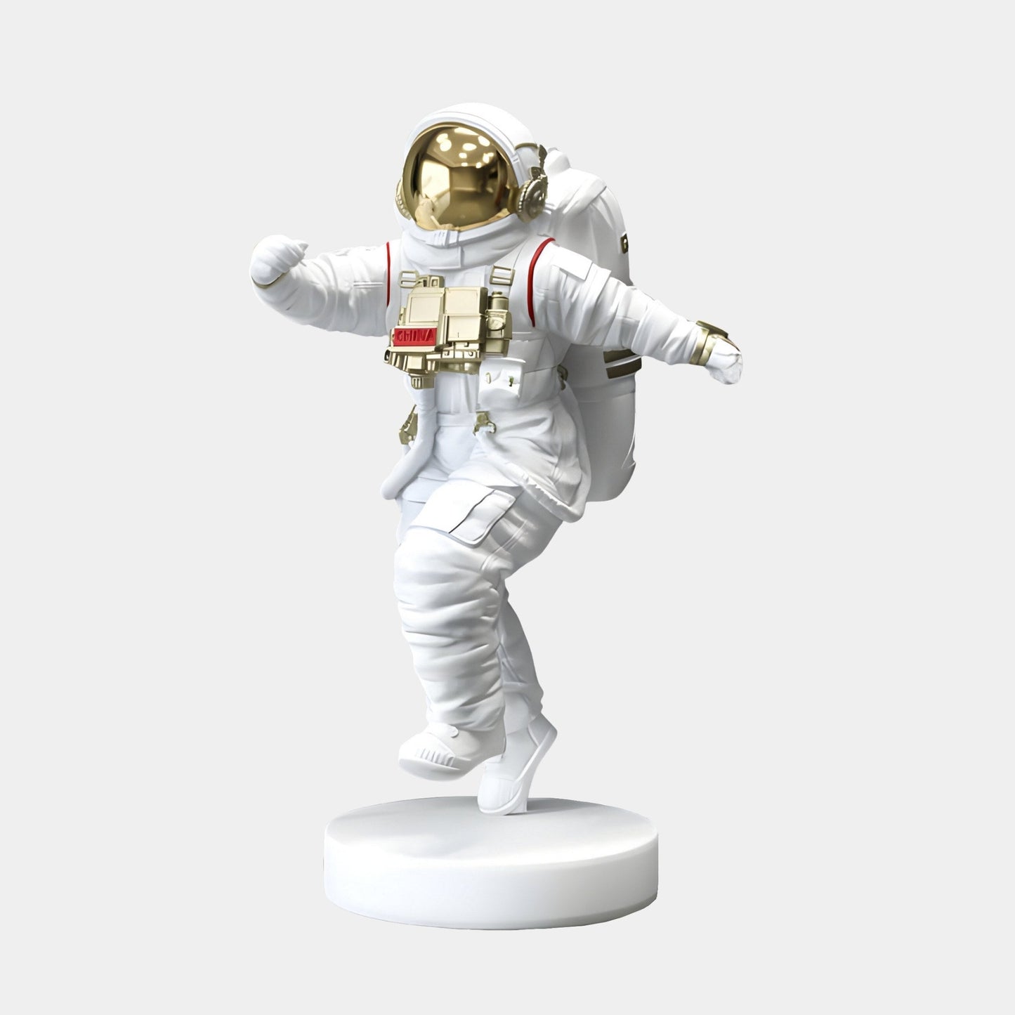Kleine weiße Raum-Astronaut Strider Skulptur - 58 cm