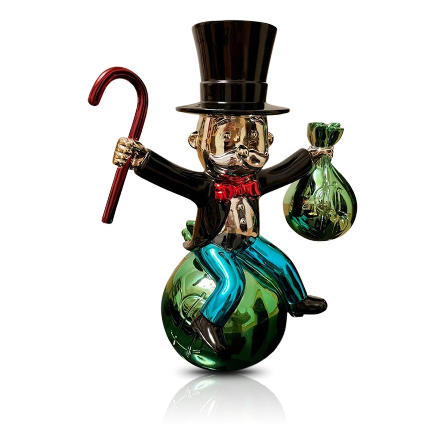 Monopoly Sitzt auf $ Tasche™